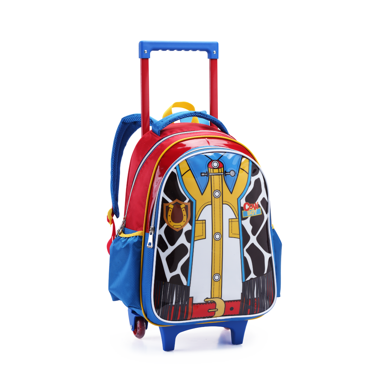 Kit Mochila de Rodas Cowboy com Lancheira e Estojo