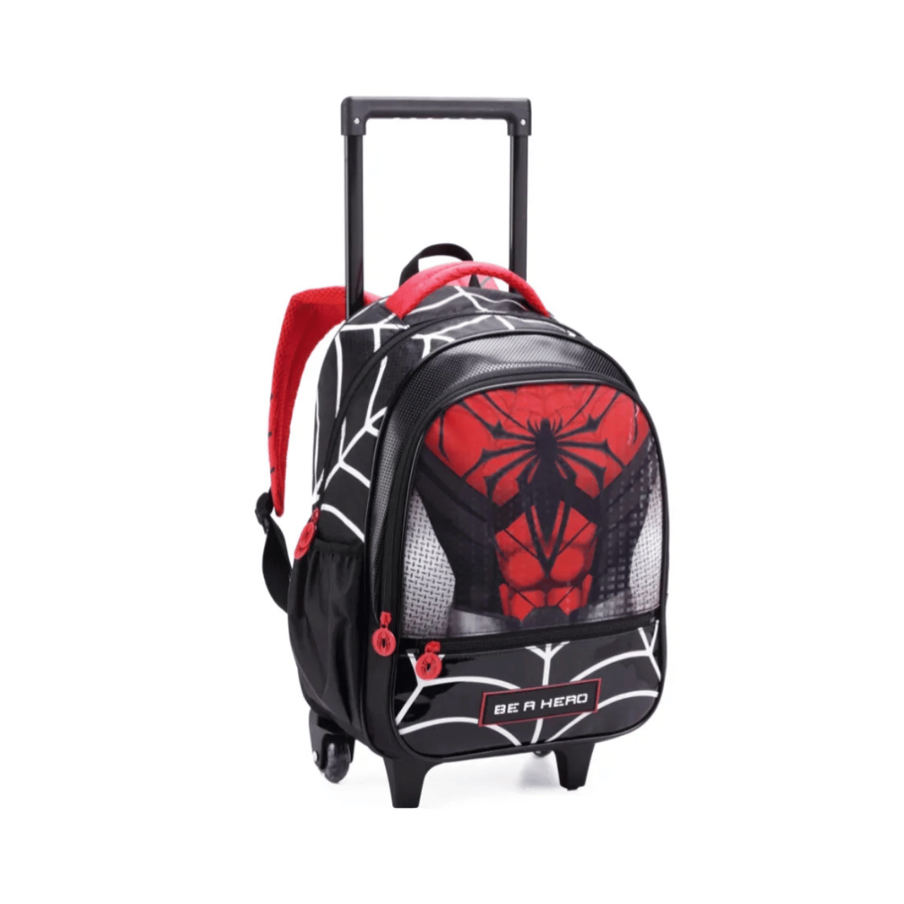 Kit Mochila de Rodas Be a Hero Spider com Lancheira e Estojo