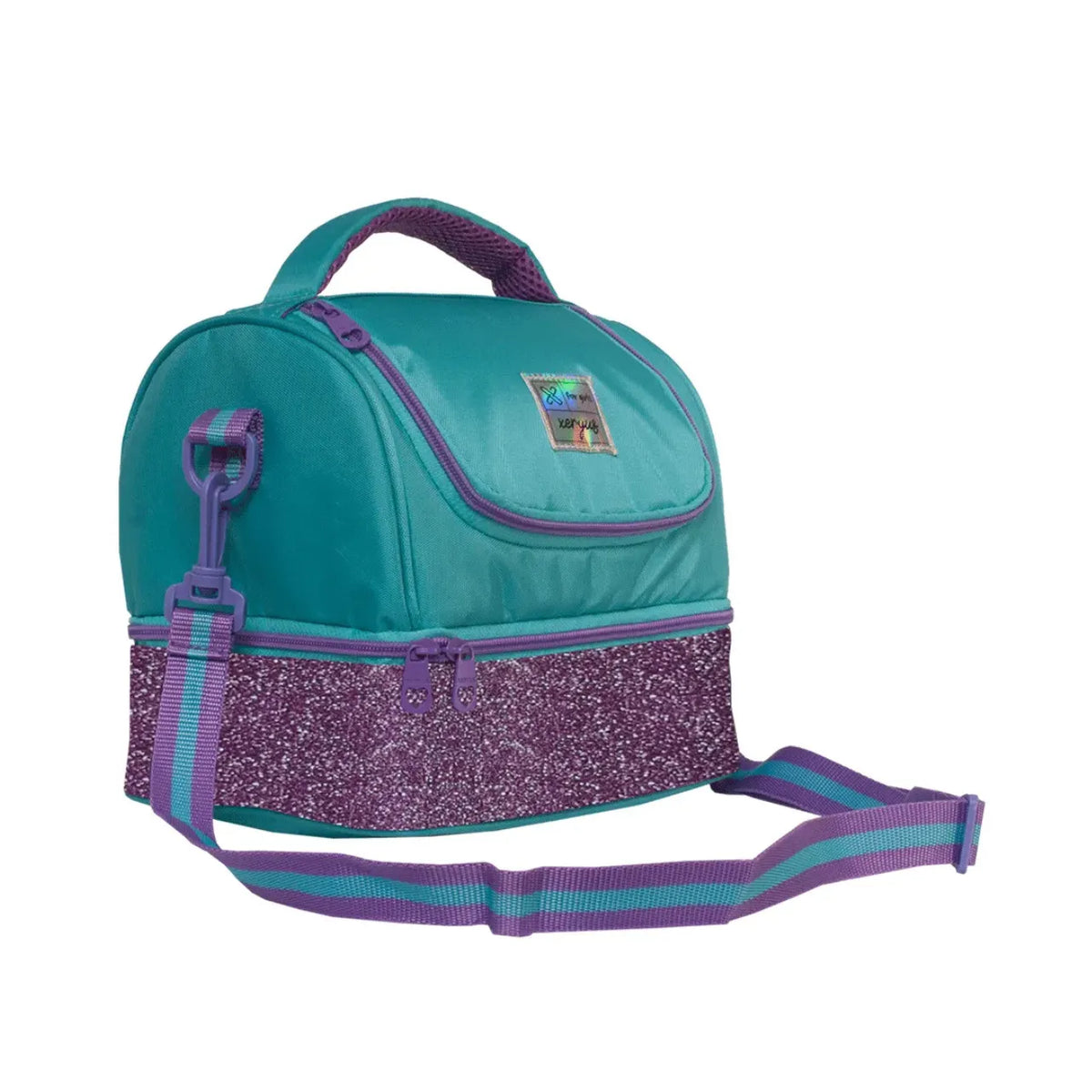 Kit Mochila de Rodinhas Emoji com Lancheira e Estojo