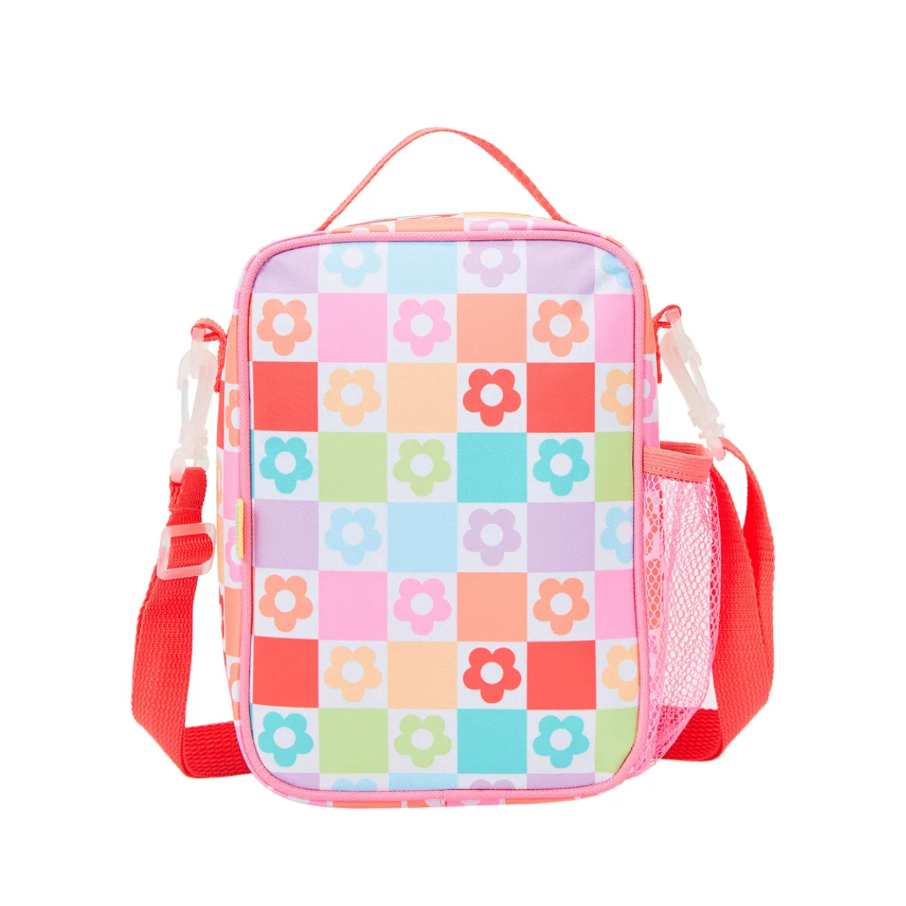 Kit Mochila de Rodinhas College Daisy com Lancheira e Estojo