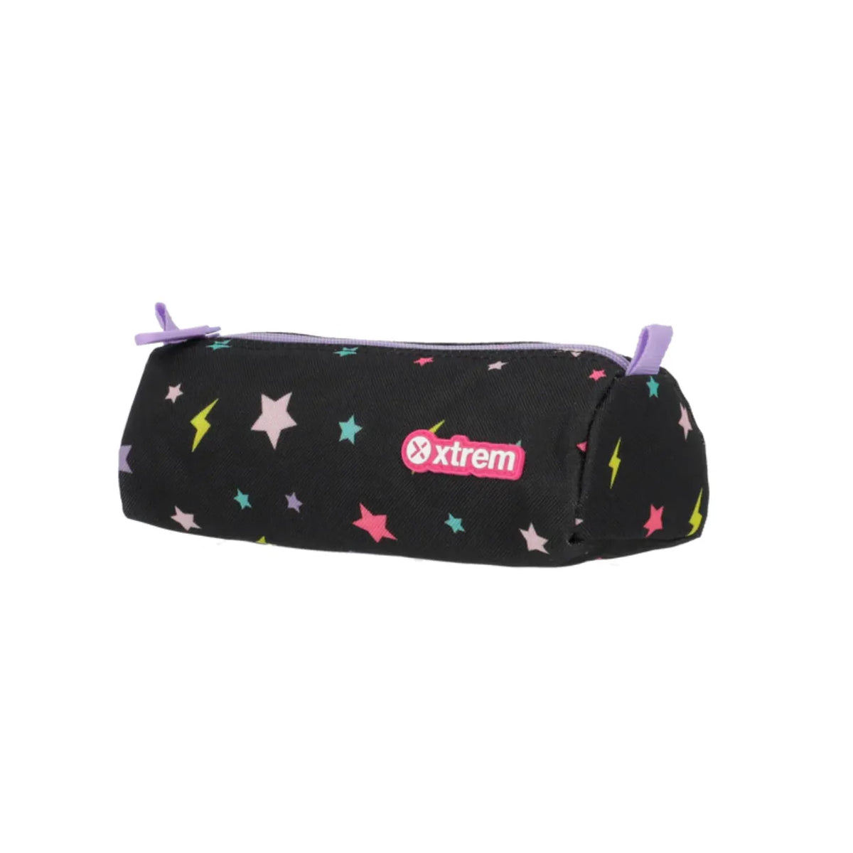 Kit Mochila de Rodas Gato Preto com Lancheira e Estojo