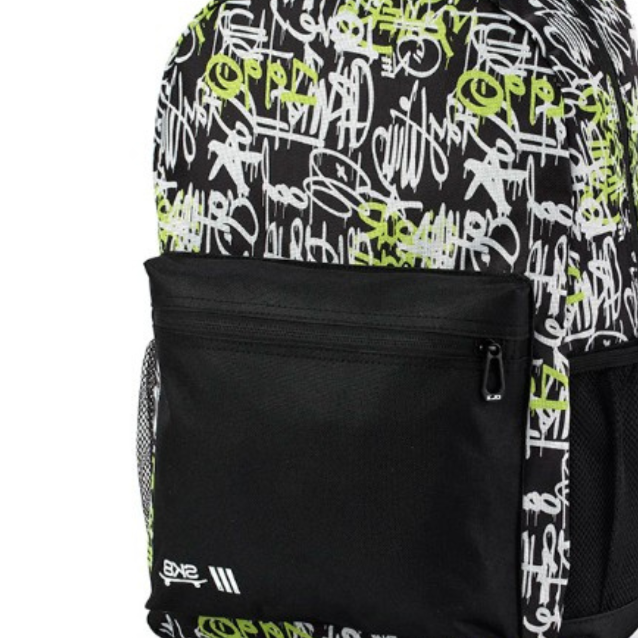 Mochila de Costas Skate Preta Juvenil Denlex