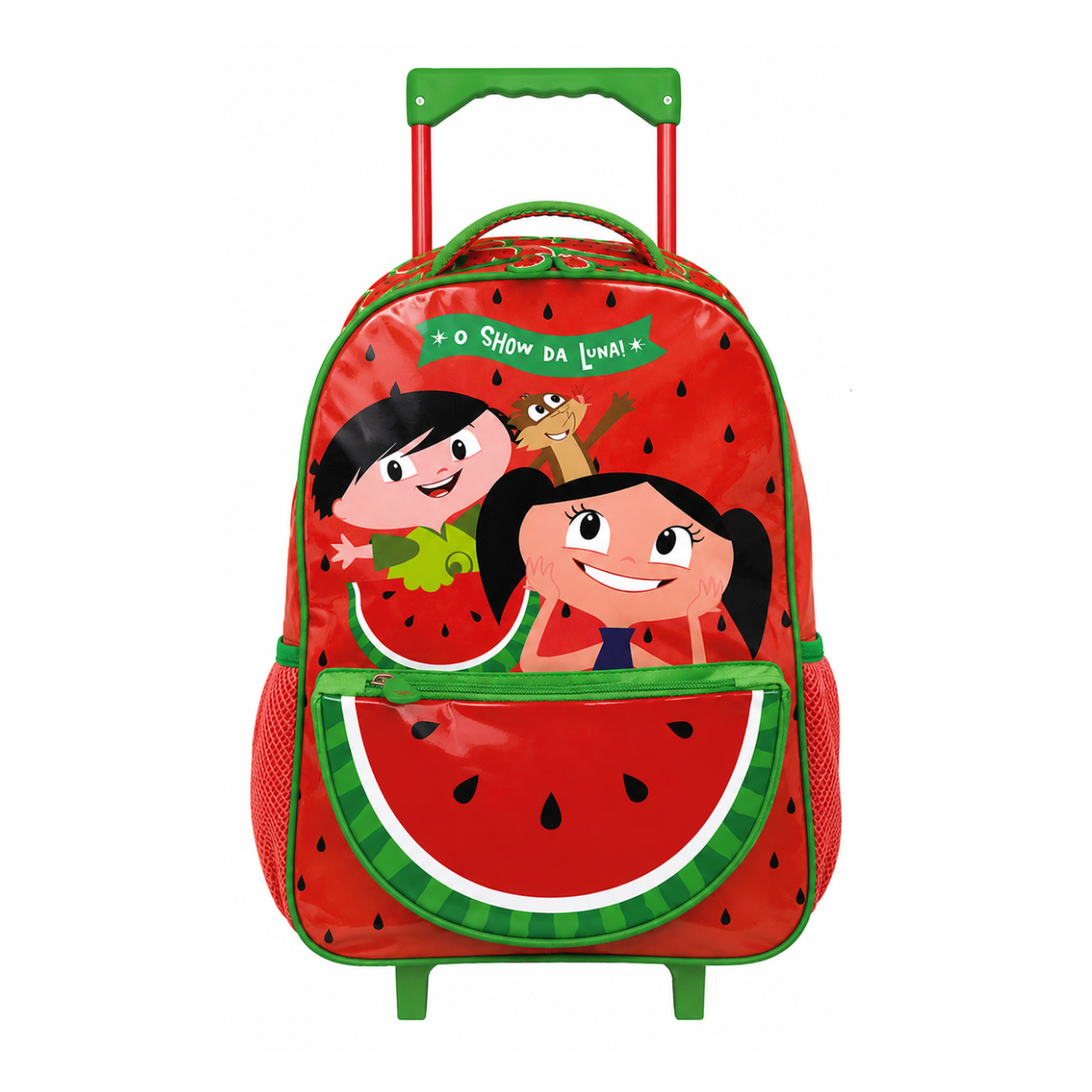 Kit Mochila de Rodas Show da Luna com Lancheira e Estojo