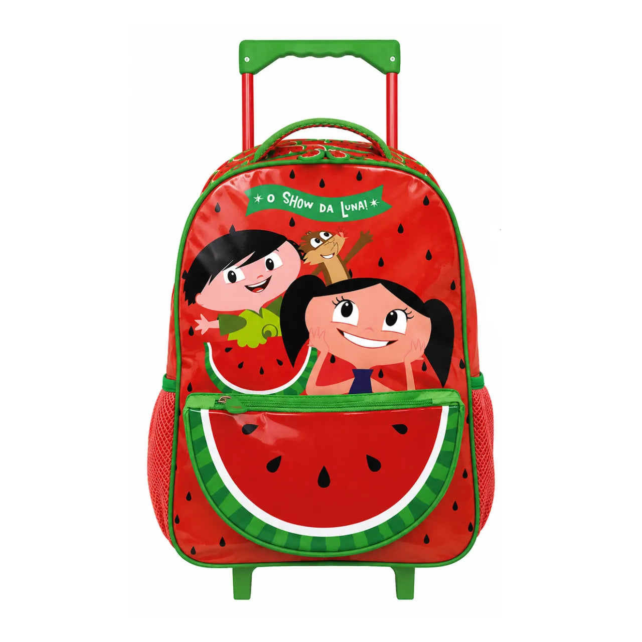 Kit Mochila de Rodas Show da Luna com Lancheira e Estojo