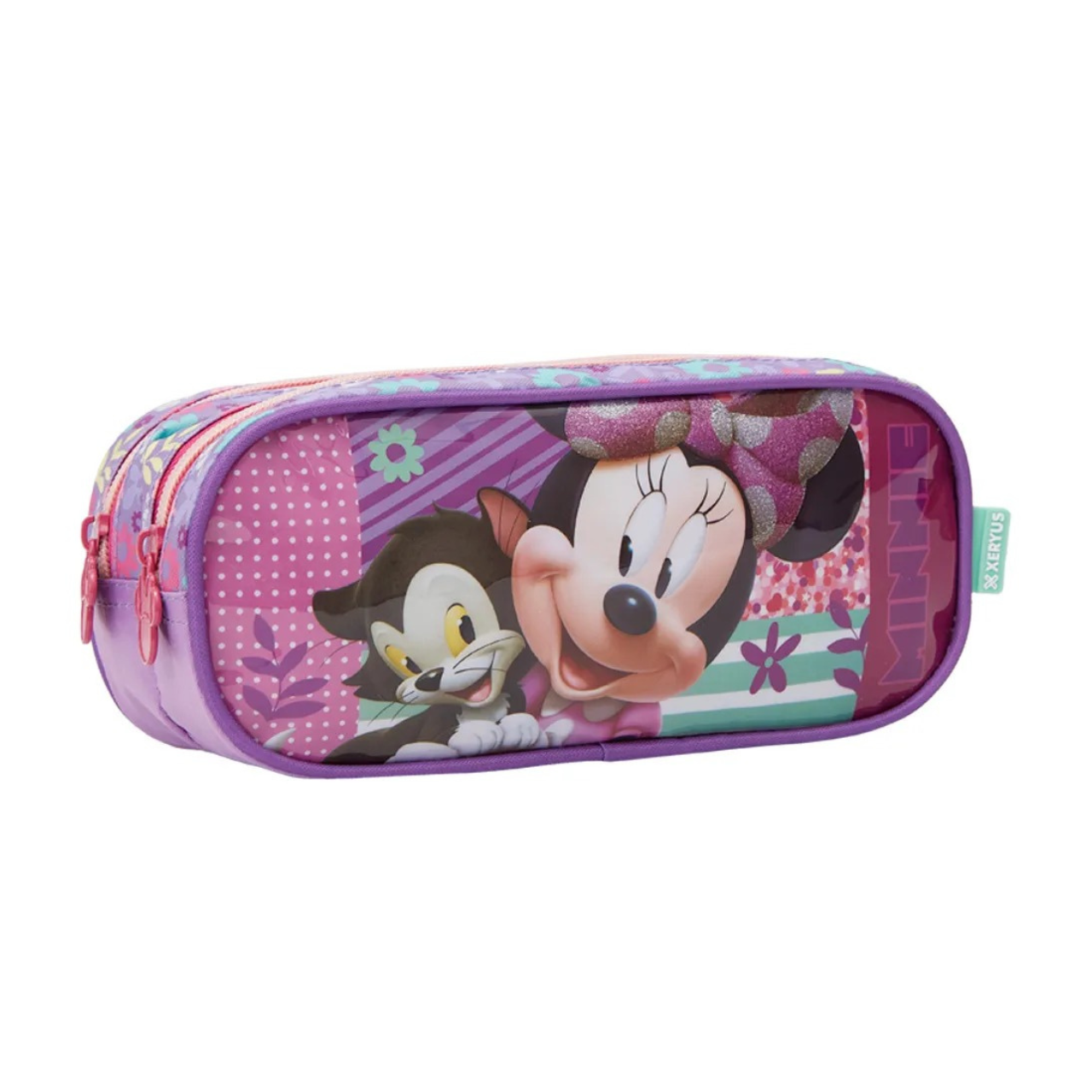 Kit Mochila de Rodas Minnie com Lancheira e Estojo