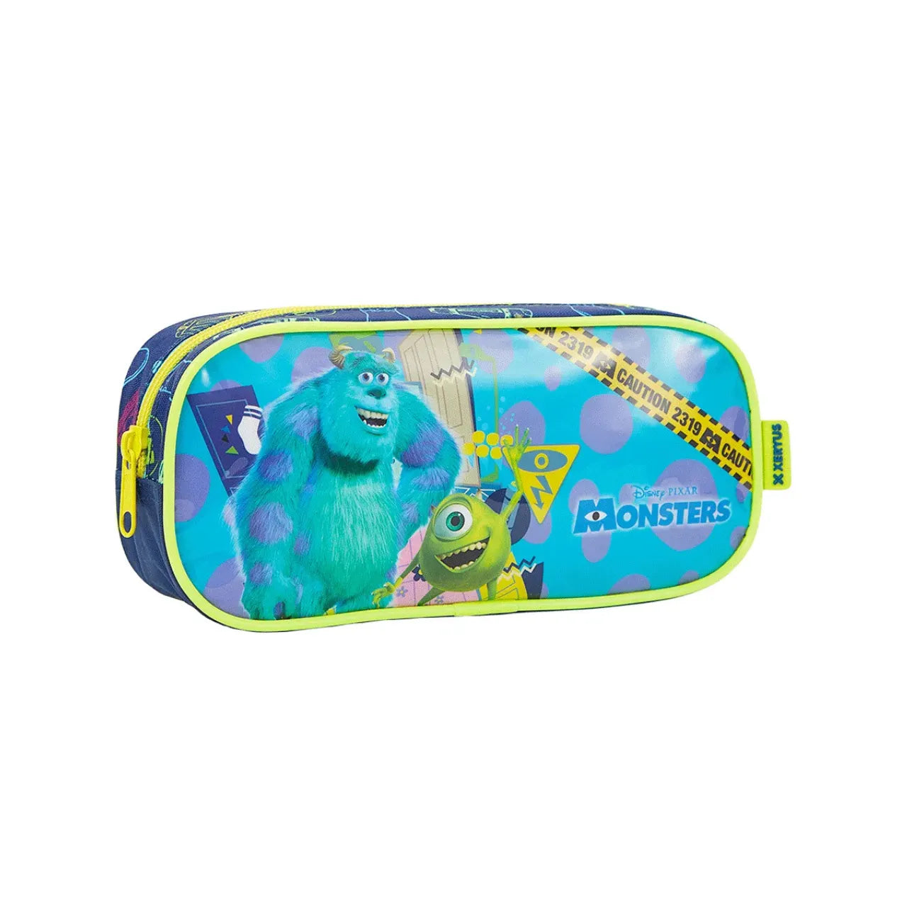 Kit Mochila de Rodas Monstros S.A com Lancheira e Estojo