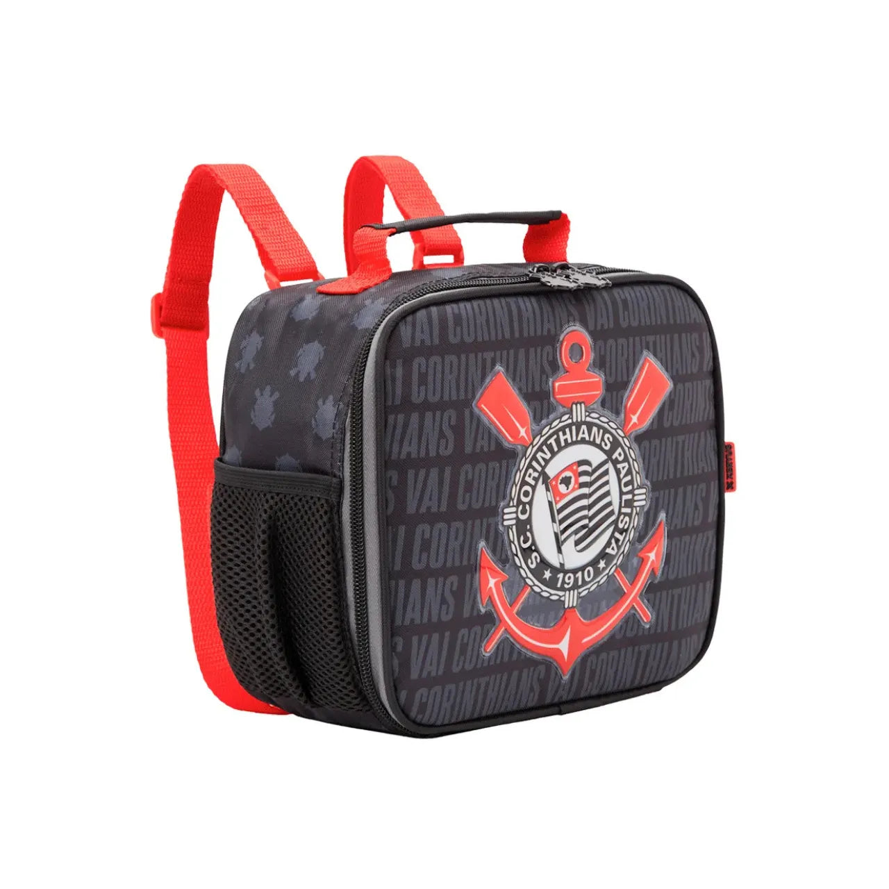Kit Mochila de Rodas Corinthians com Lancheira e Estojo