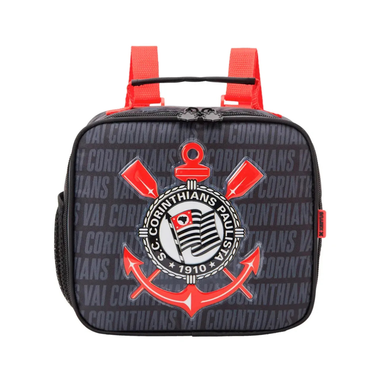 Kit Mochila de Rodas Corinthians com Lancheira e Estojo