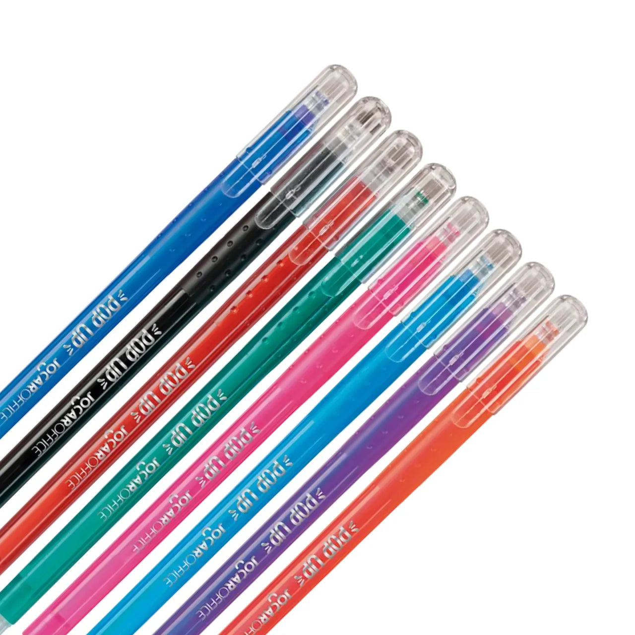 Caneta Gel Pop Up Colorida 0,55mm 8 Cores Jocar Office