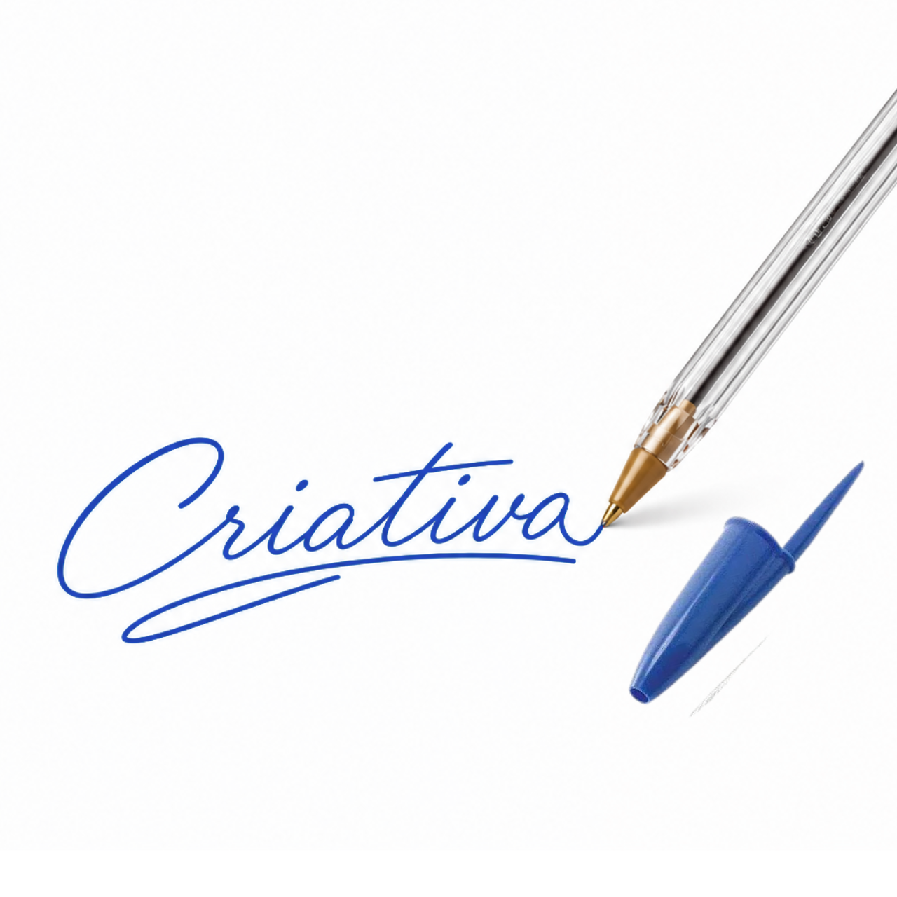 Caneta Esferográfica Cristal Azul Bic 1,0mm