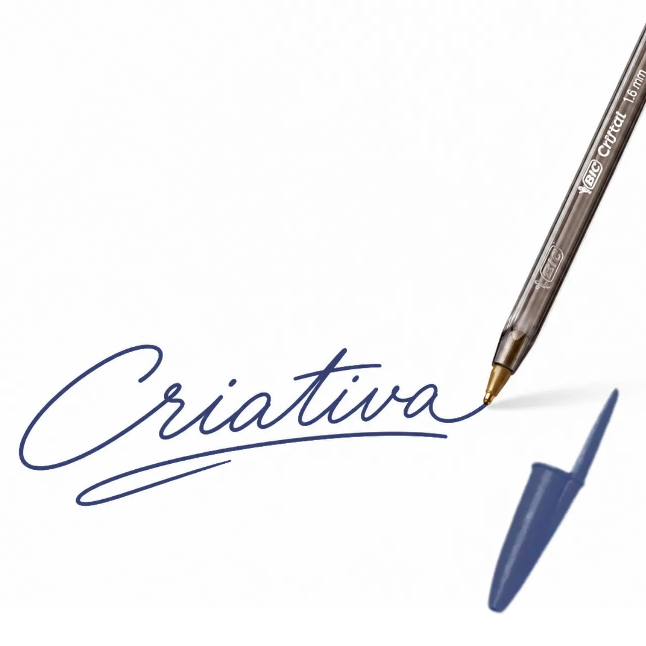 Caneta Esferográfica Cristal Bold 1,6mm Azul Bic