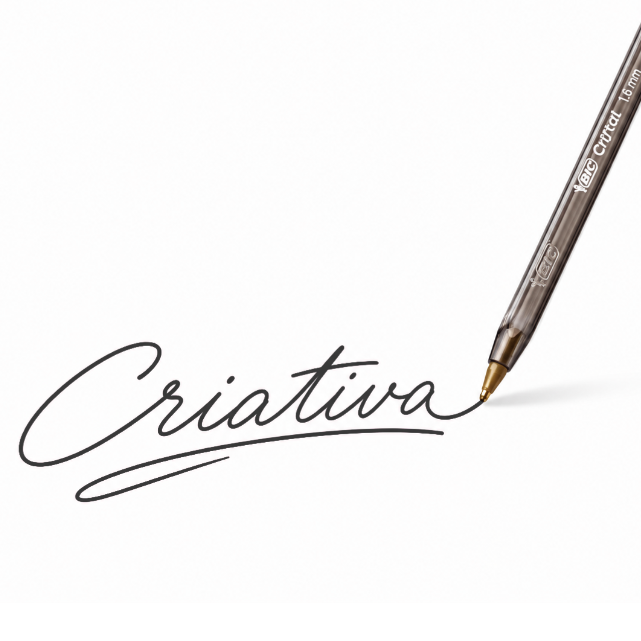 Caneta Esferográfica Cristal Bold 1,6mm Preta Bic