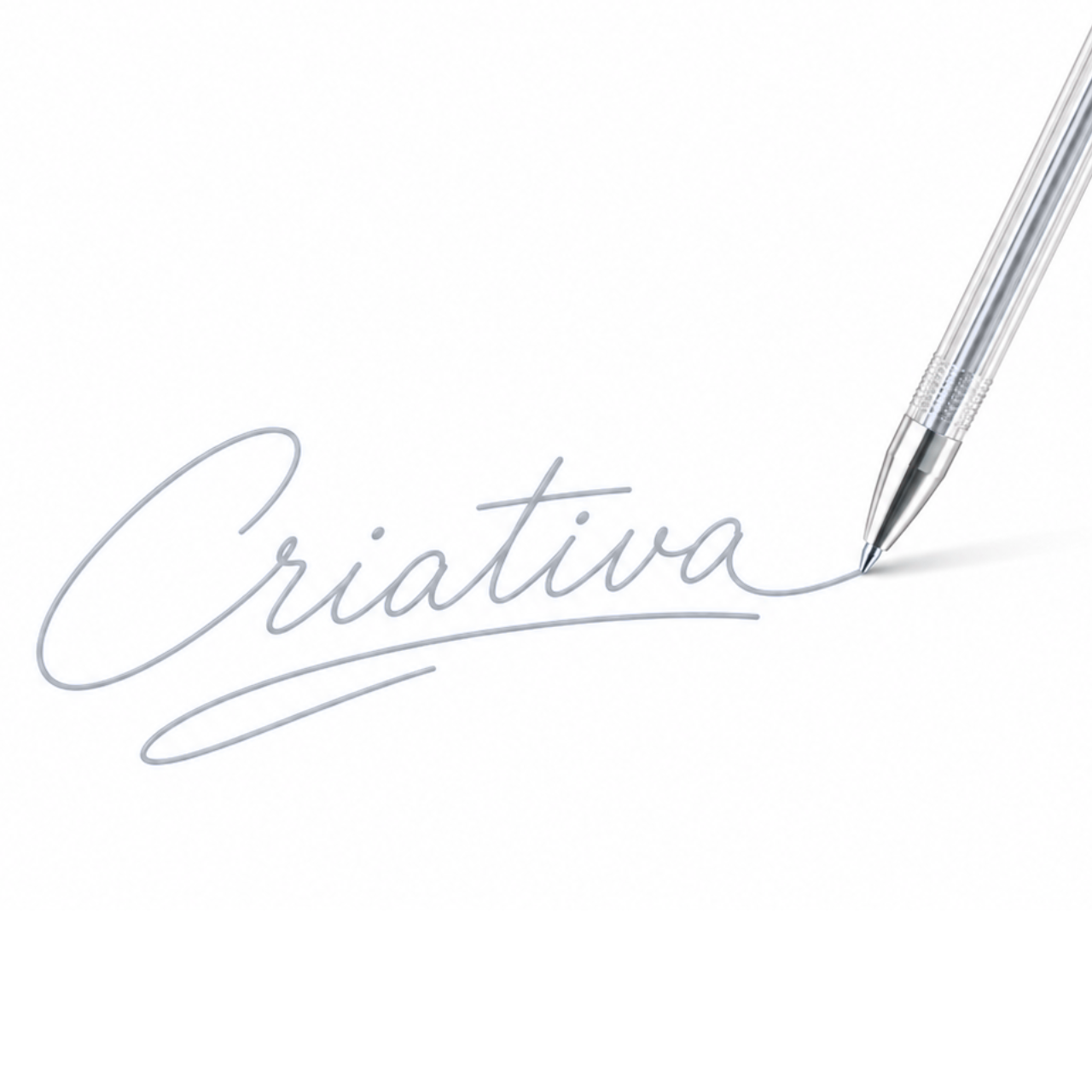 Caneta em Gel Prata 0.7mm Compactor