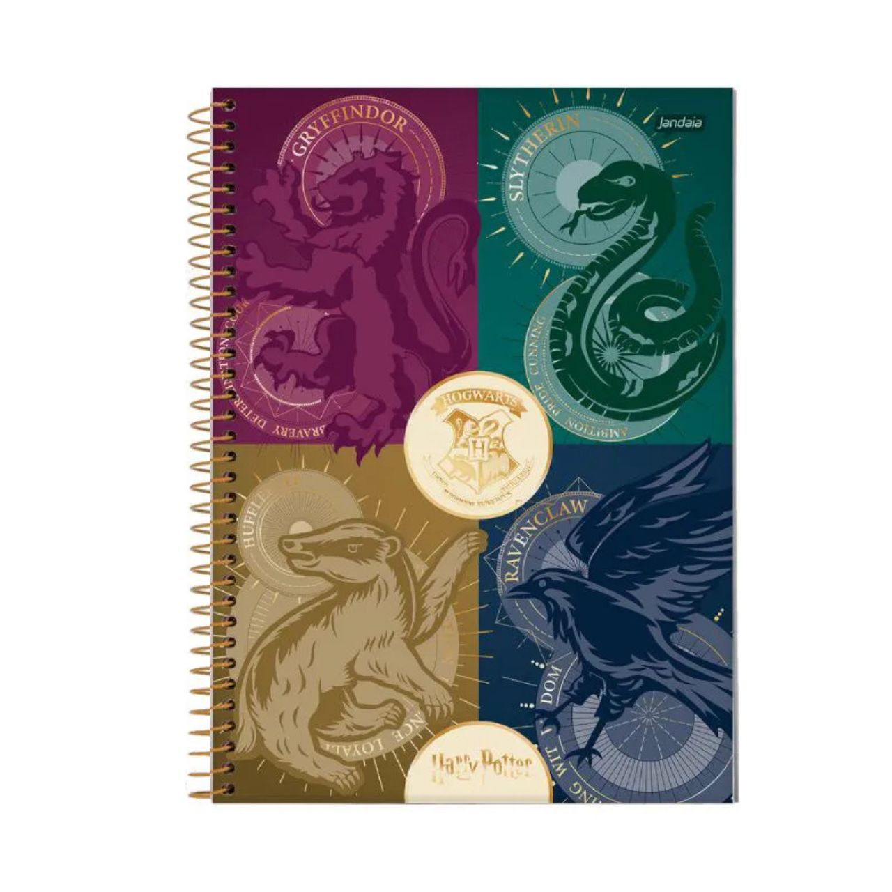 Caderno 1 Matéria 96 Folhas Harry Potter Jandaia