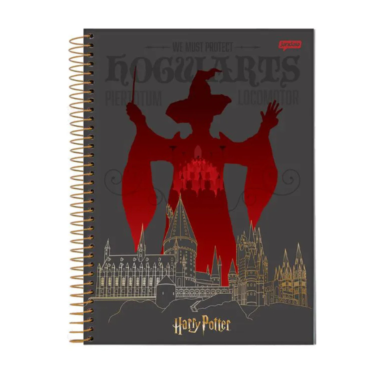 Caderno 1 Matéria 96 Folhas Harry Potter Jandaia