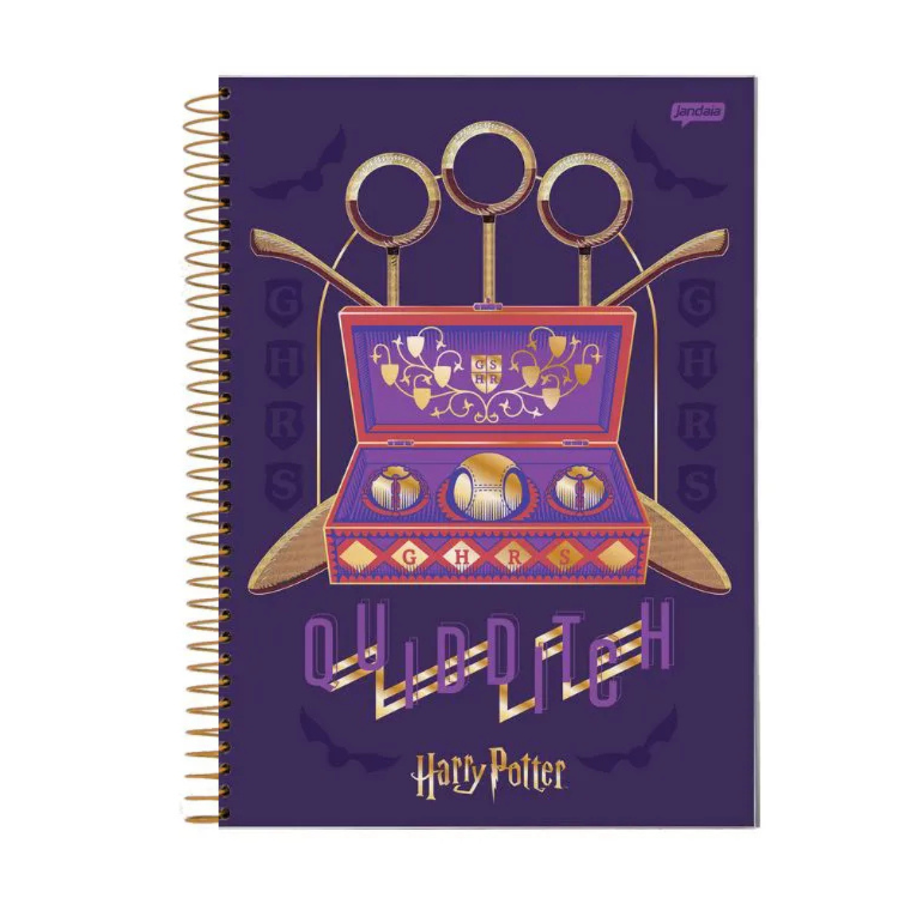 Caderno 1 Matéria 96 Folhas Harry Potter Jandaia