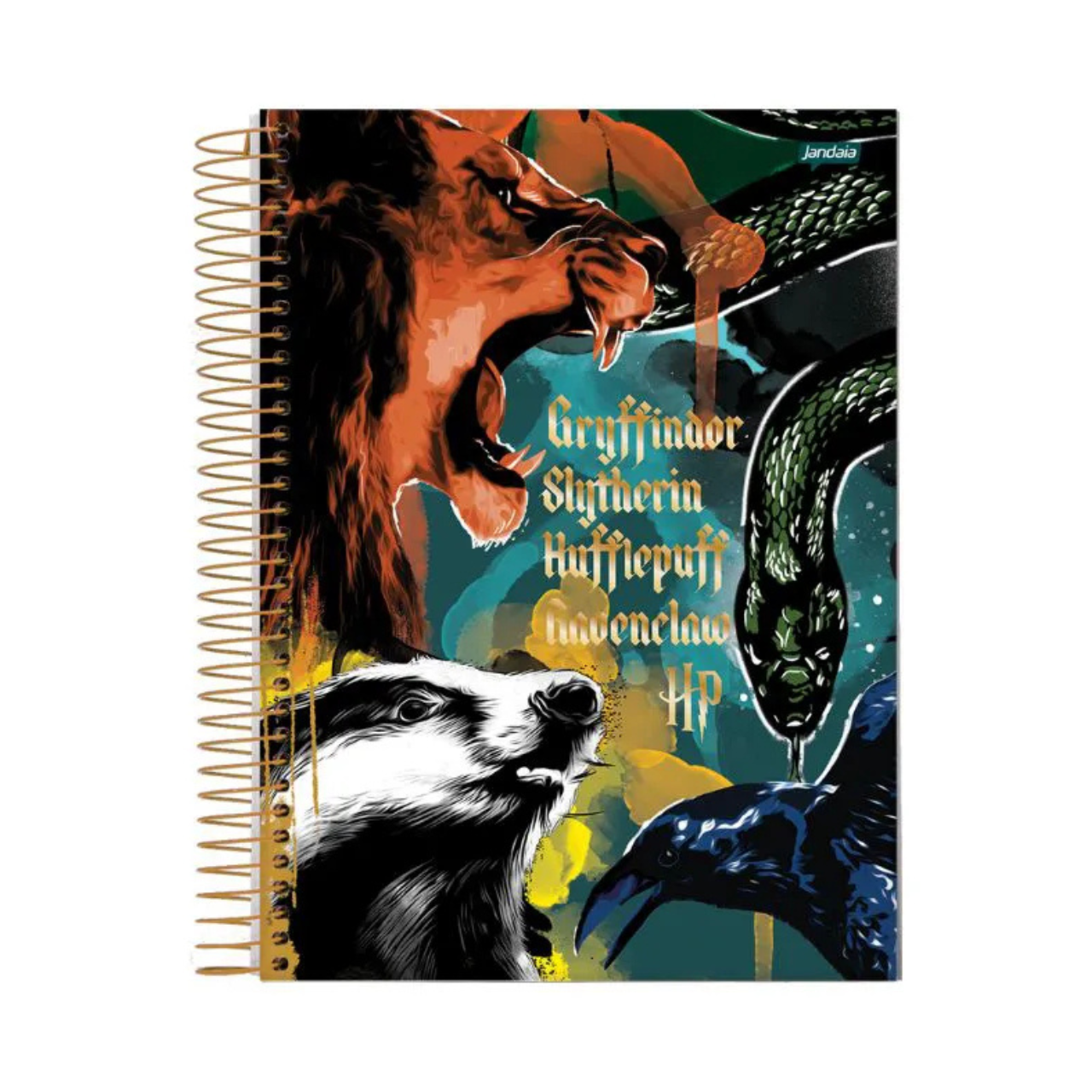 Caderno 1 Matéria 96 Folhas Harry Potter Jandaia