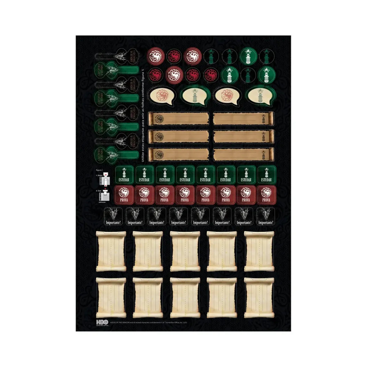 Caderno 1 Matéria 80 Folhas House of the Dragon Jandaia