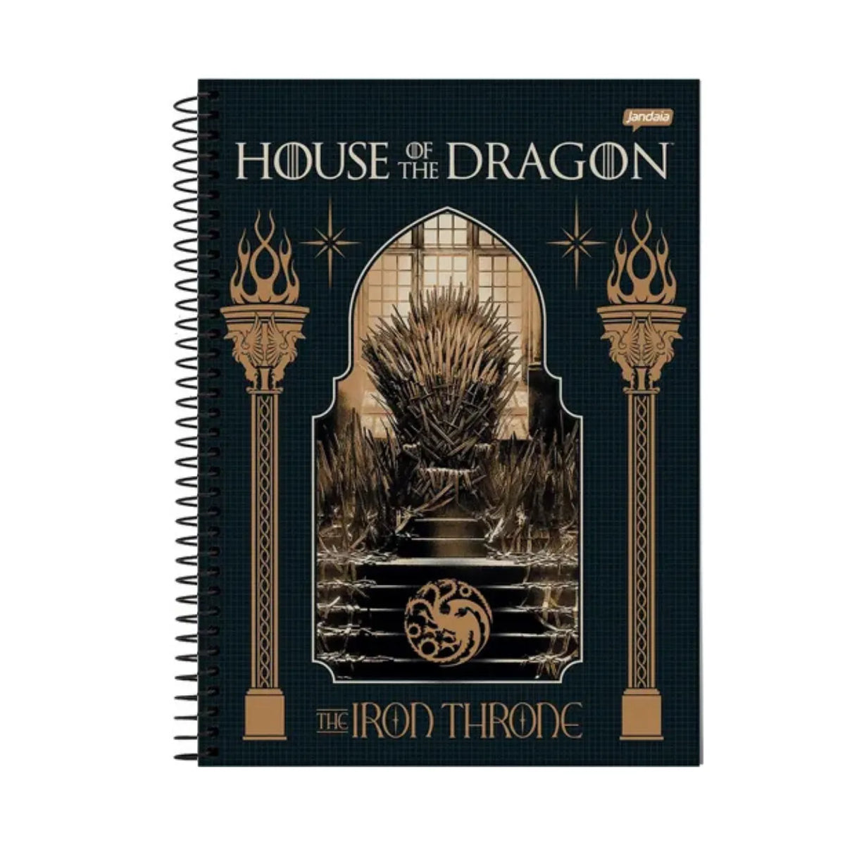 Caderno 1 Matéria 80 Folhas House of the Dragon Jandaia