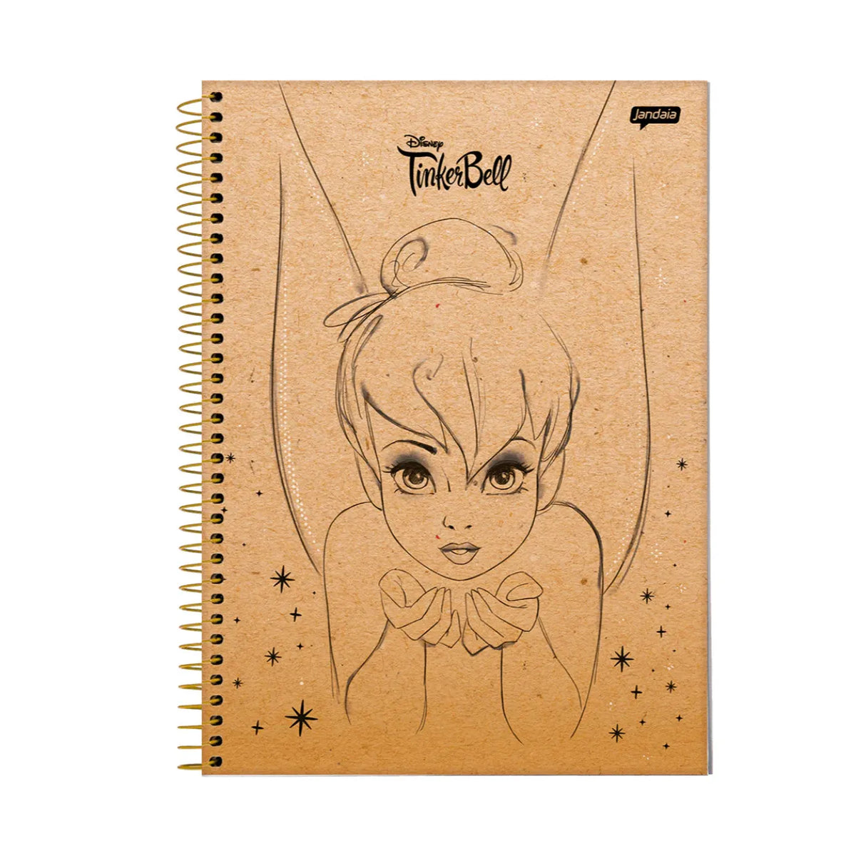 Caderno 1 Matéria 80 Folhas Tinker Bell Jandaia