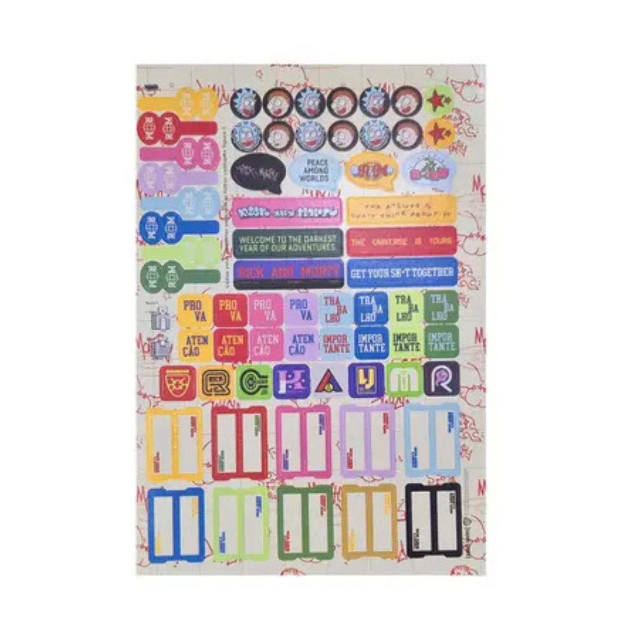 Caderno Rick and Morty 80 Folhas Espiral Jandaia