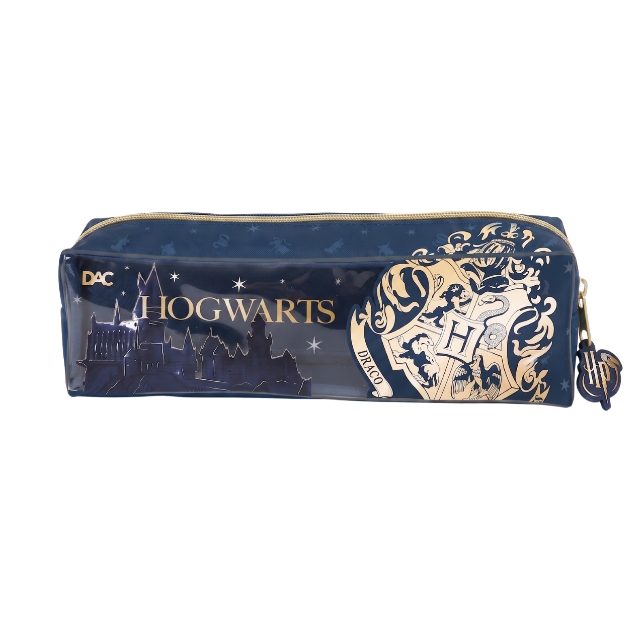 Estojo Escolar PVC Cristal Harry Potter Dac