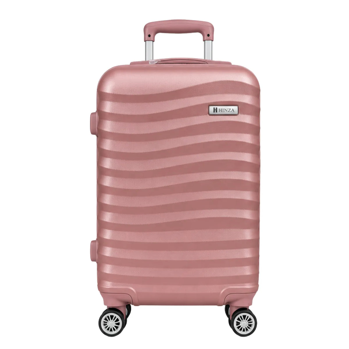 Mala de Viagem Expansível 15/20kg Rosa Policarbonato Hinza