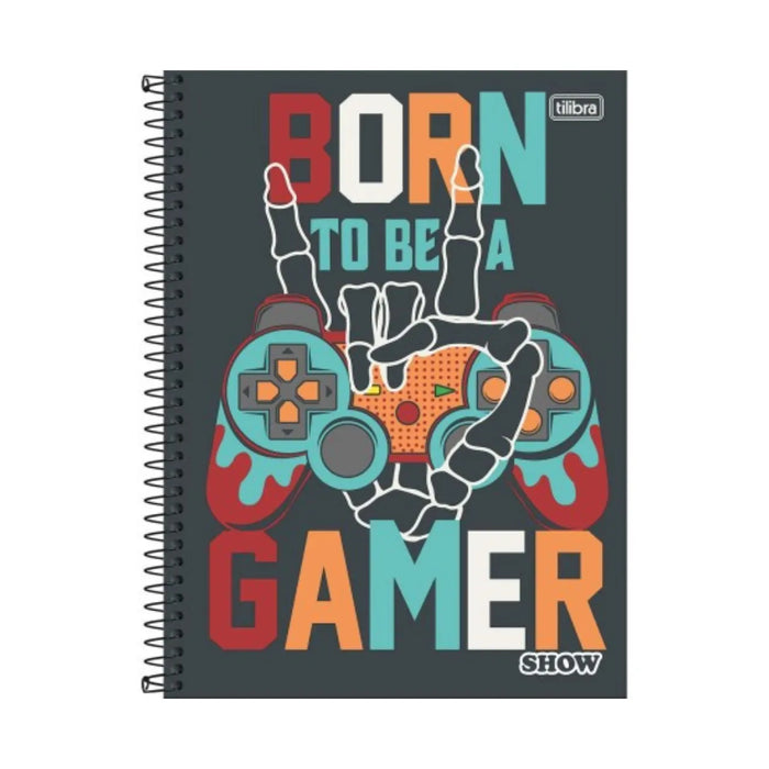 Caderno Gamer Show 10 Matérias 160 Folhas Tilibra