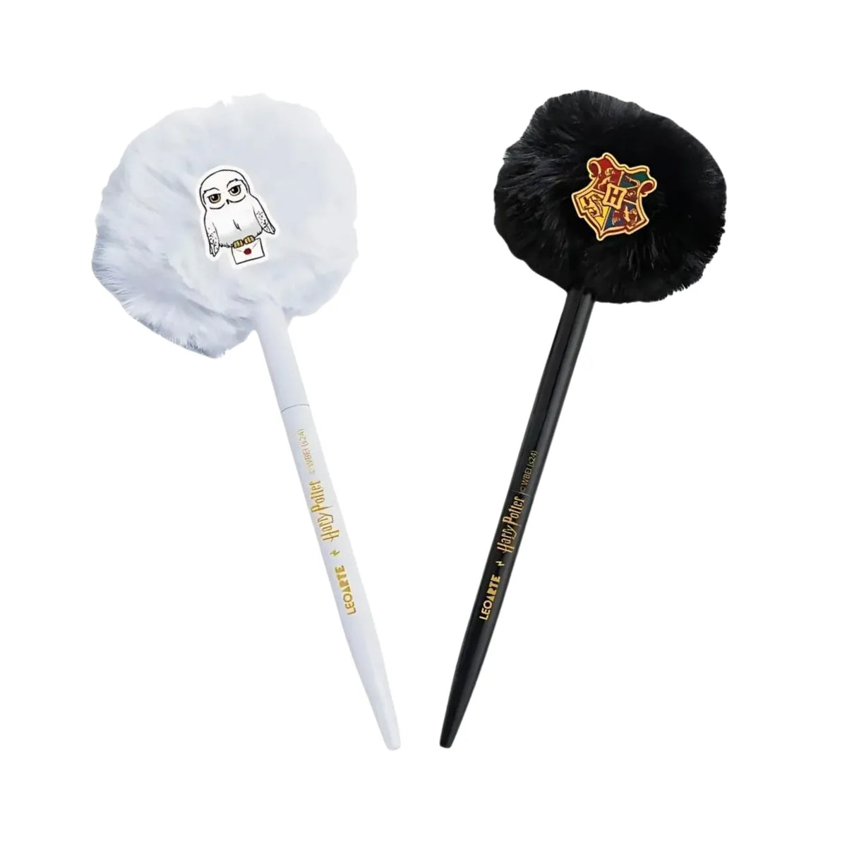 Caneta Esferográfica Pompom Edwiges Harry Potter Leo e Leo