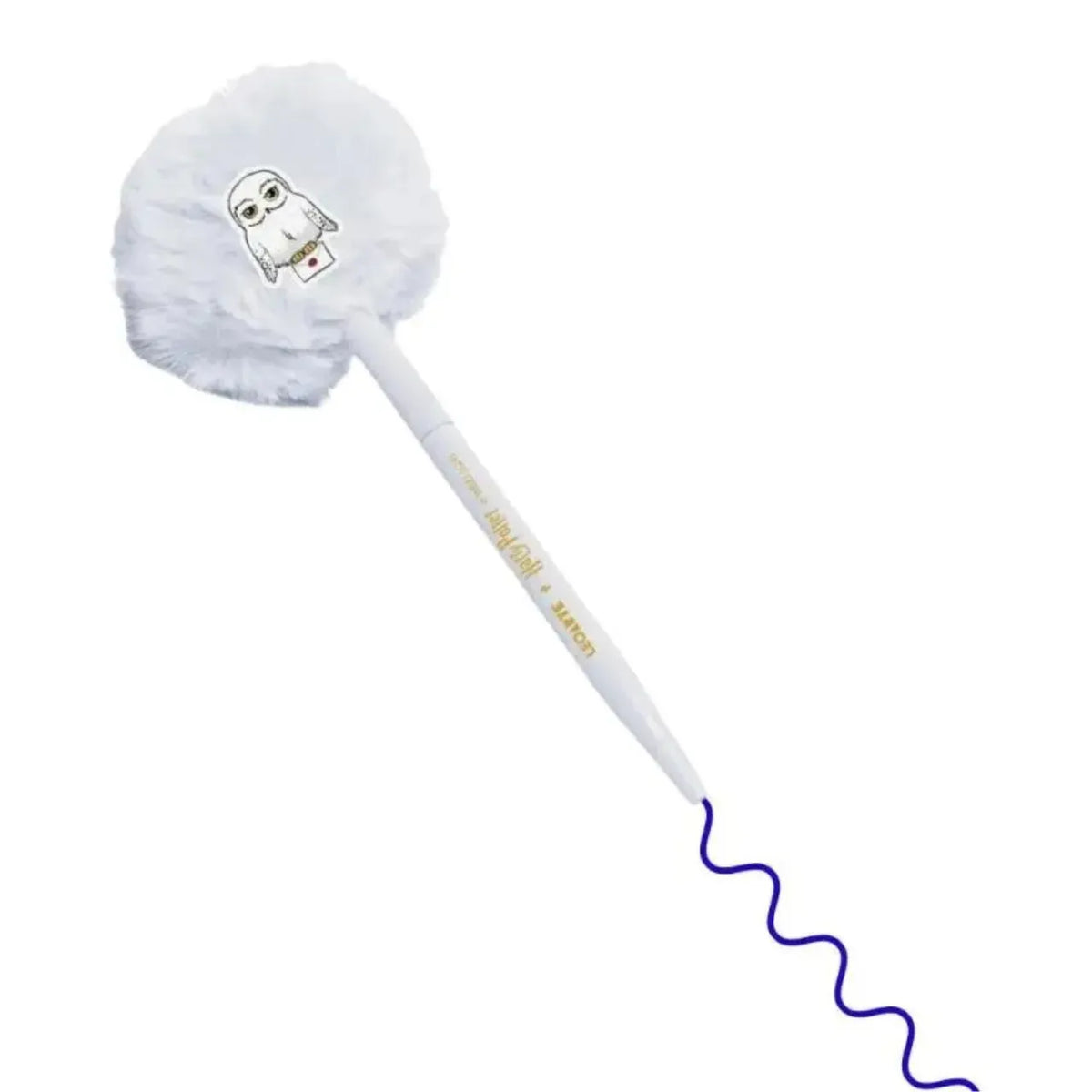 Caneta Esferográfica Pompom Edwiges Harry Potter Leo e Leo