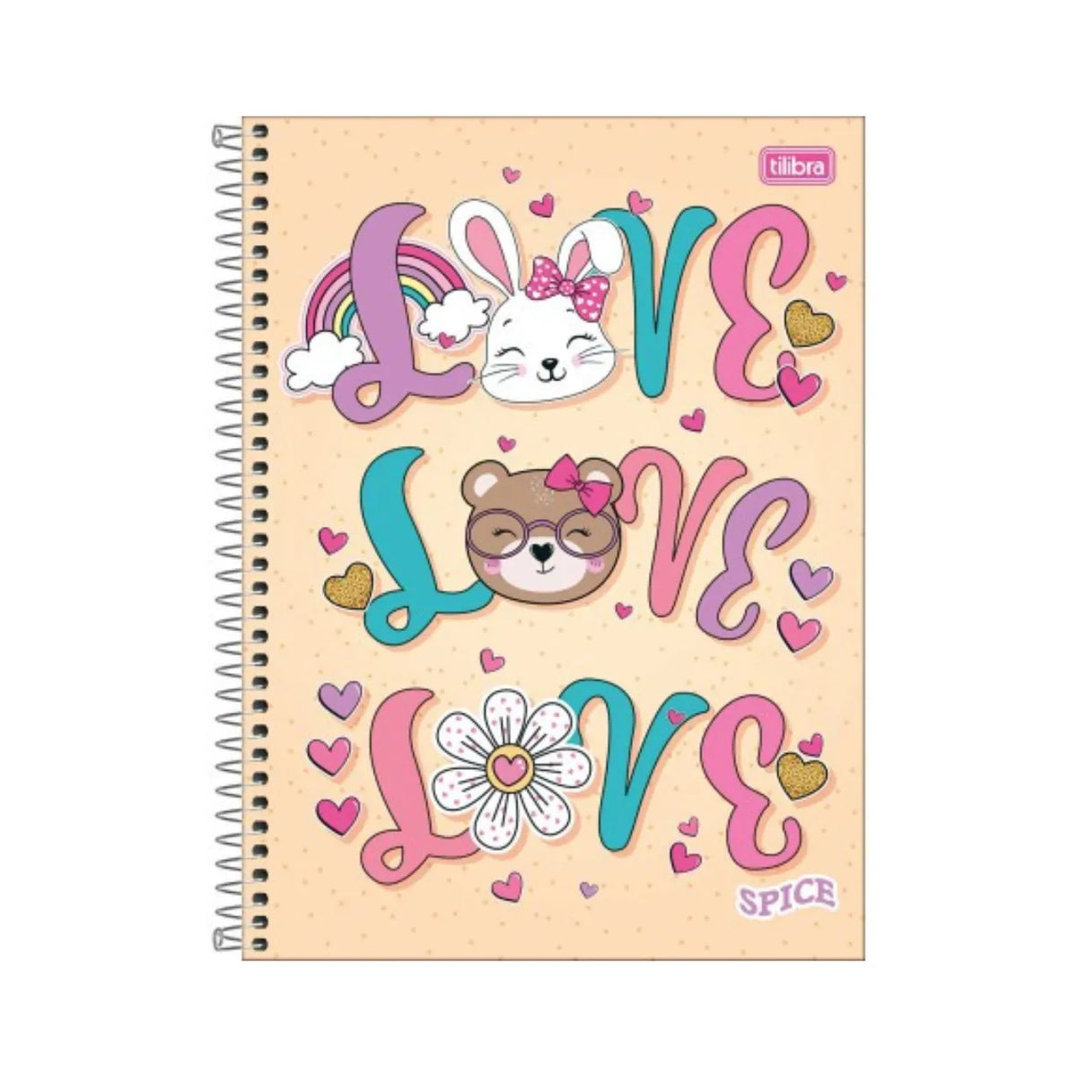 Caderno Love 12 Matérias 192 Folhas Tilibra