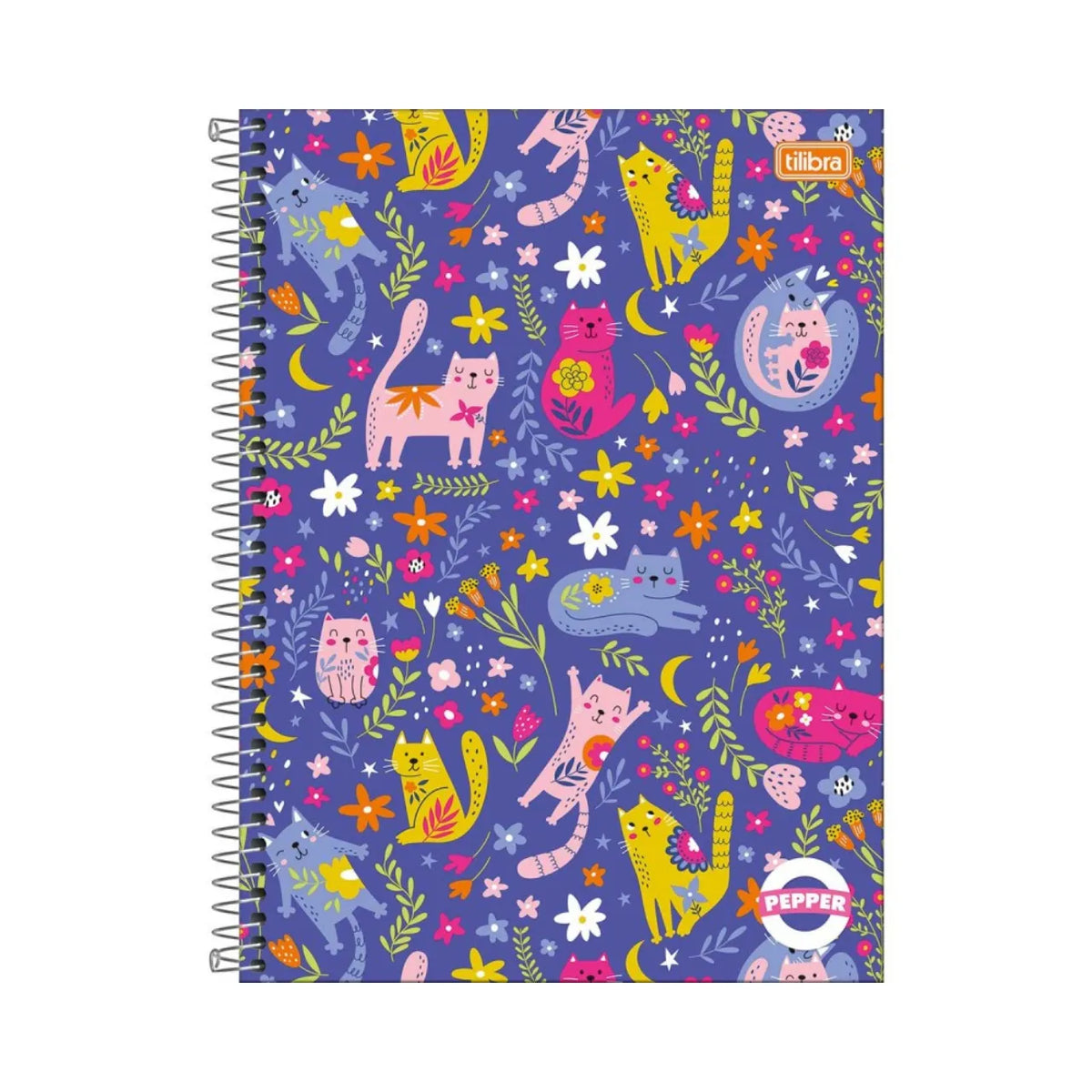 Caderno Universitário Pepper 12 Matérias 192 Folhas Tilibra