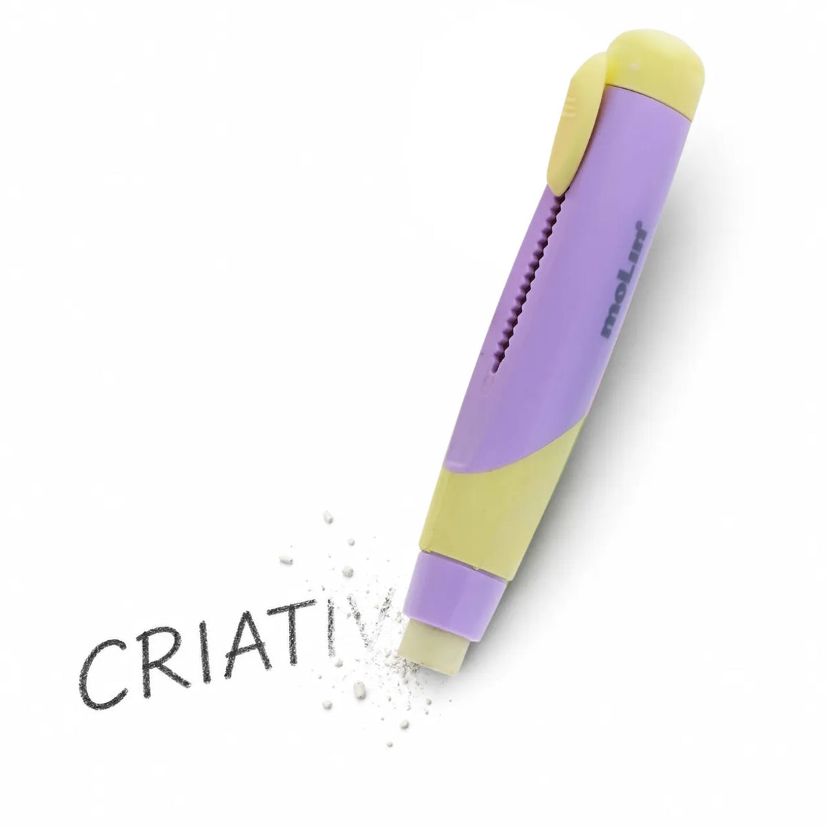 Caneta Borracha Retrátil Tons Pastel Molin
