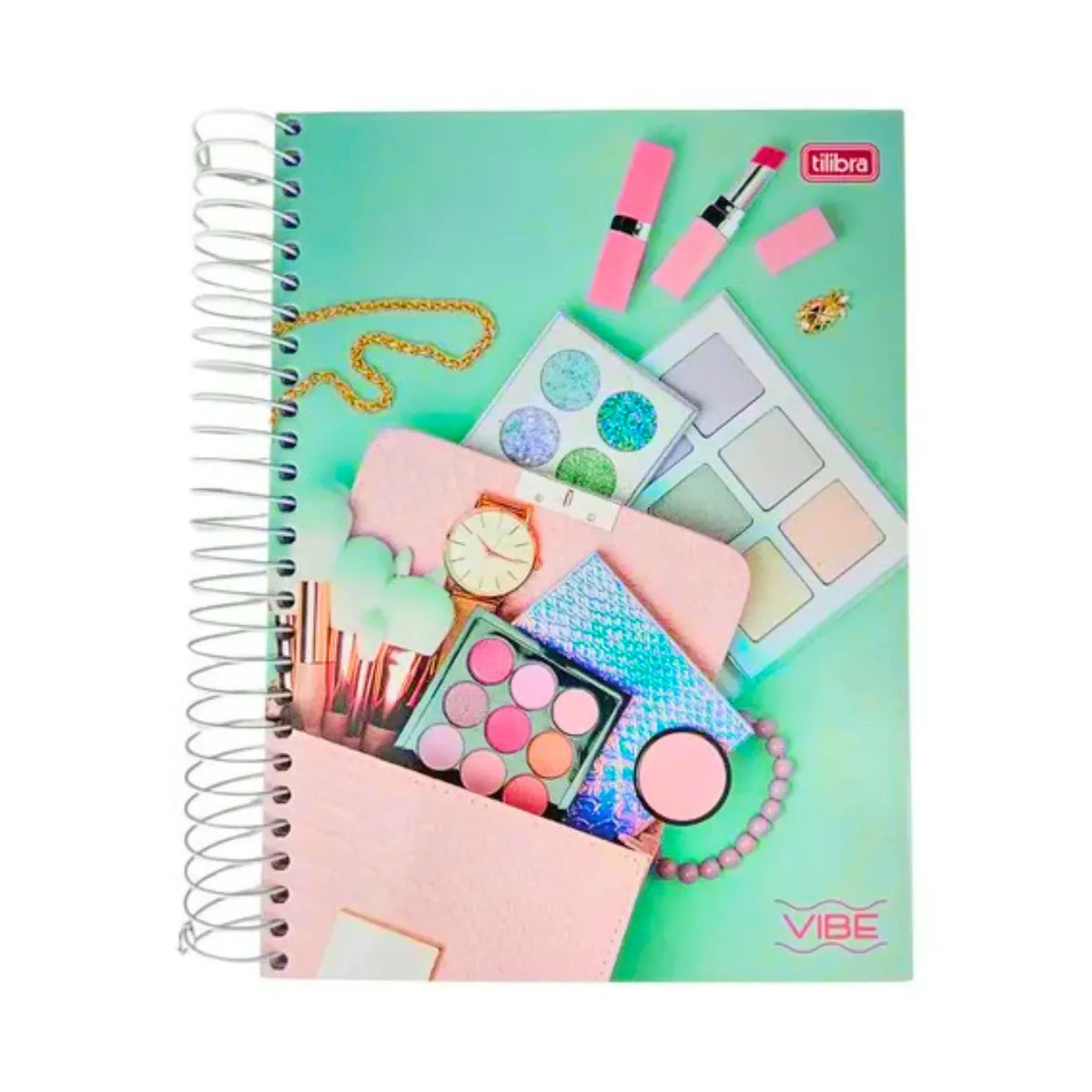 Caderno Vibe Maquiagem 16 Matérias 256 Folhas Tilibra