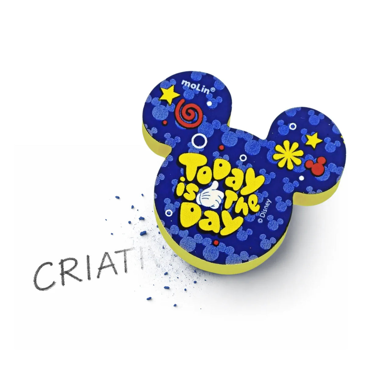 Borracha Mickey Mouse Azul Molin