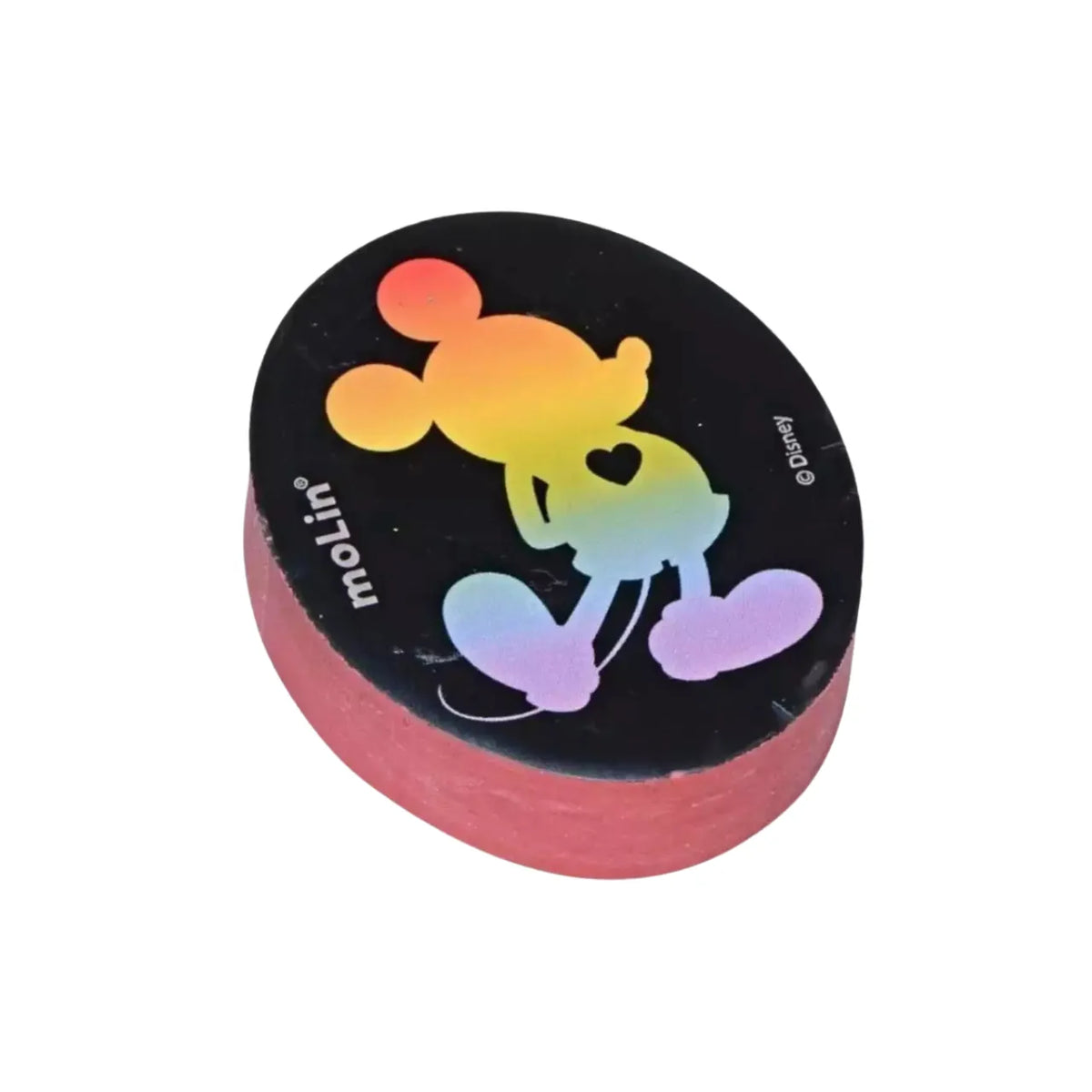 Borracha Mickey Mouse Preta Rainbow Molin