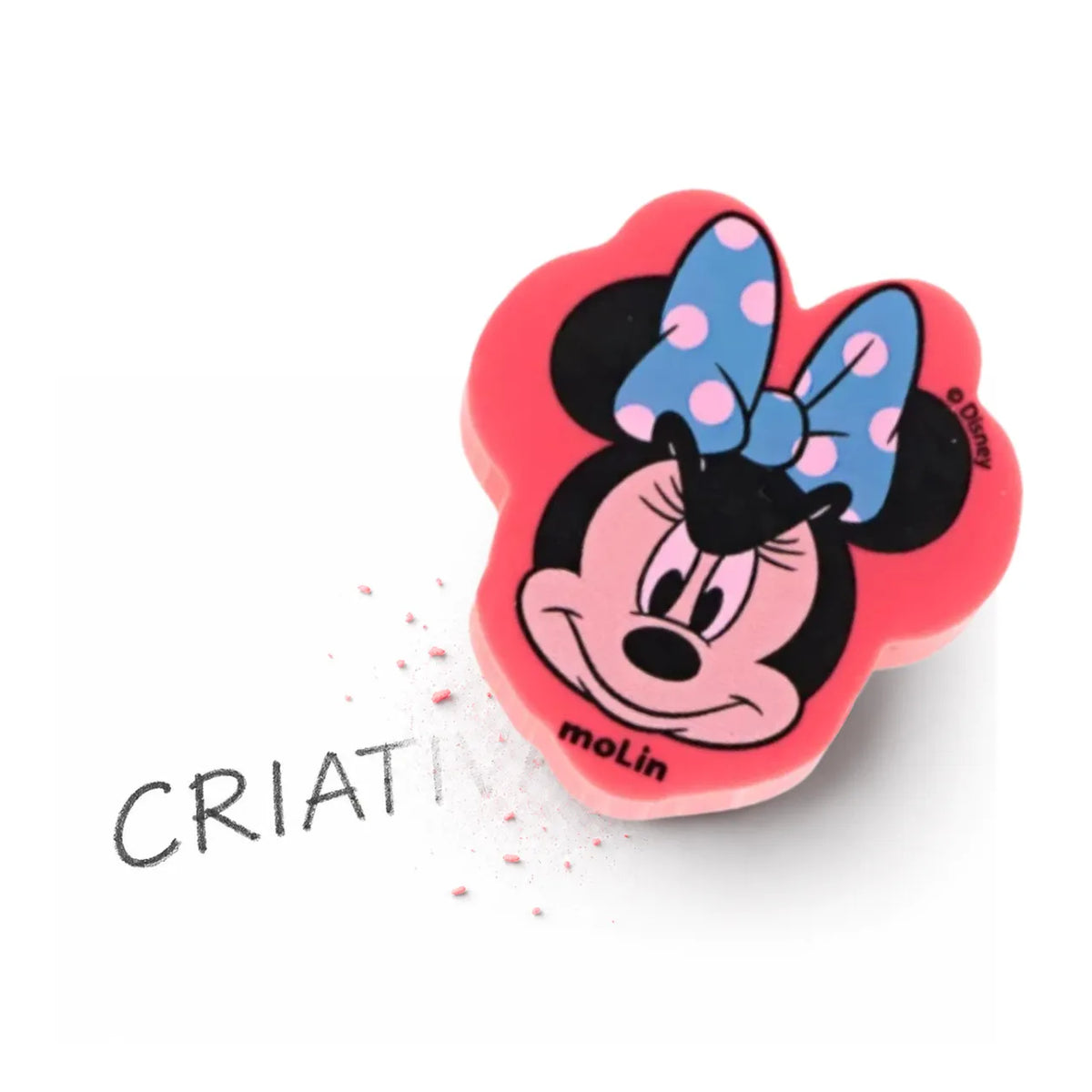 Borracha Pink Minnie Mouse Molin