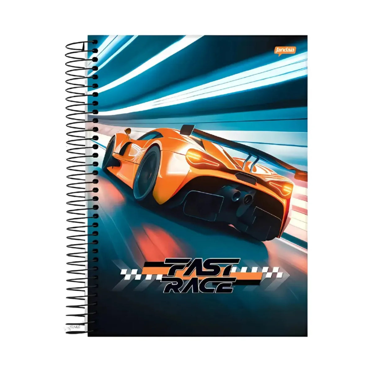 Caderno 20 Matérias 320 Folhas Fast Race Jandaia