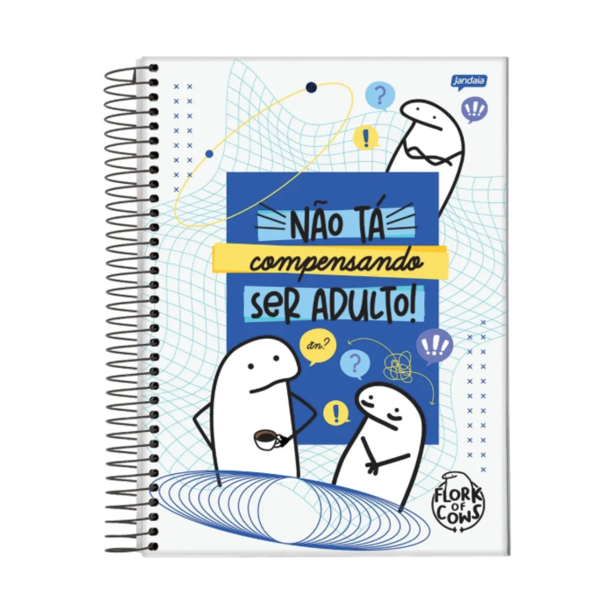 Caderno 20 Matérias 320 Folhas Flork Jandaia
