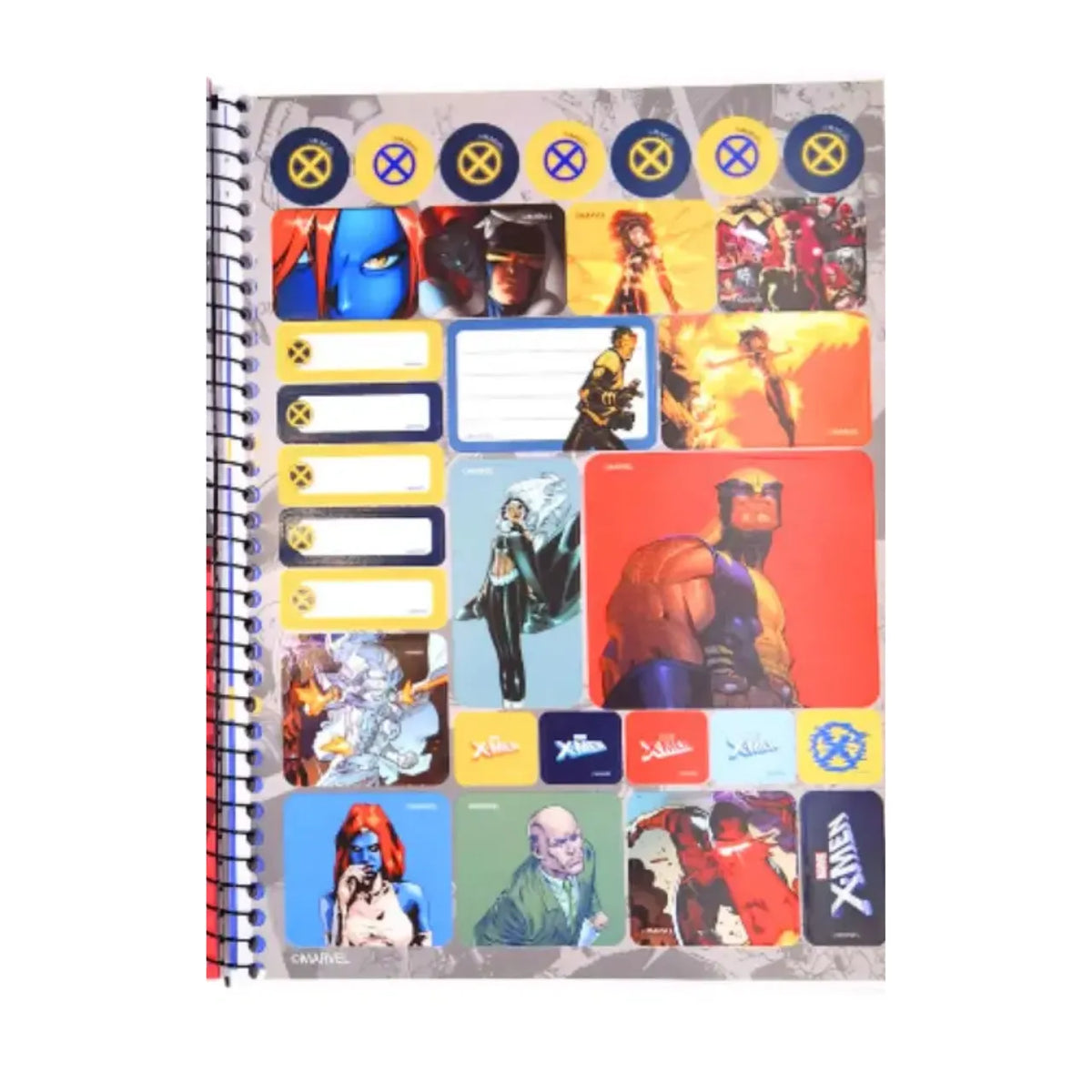 Caderno X-Men Marvel 10 Matérias 160 Folhas Espiral