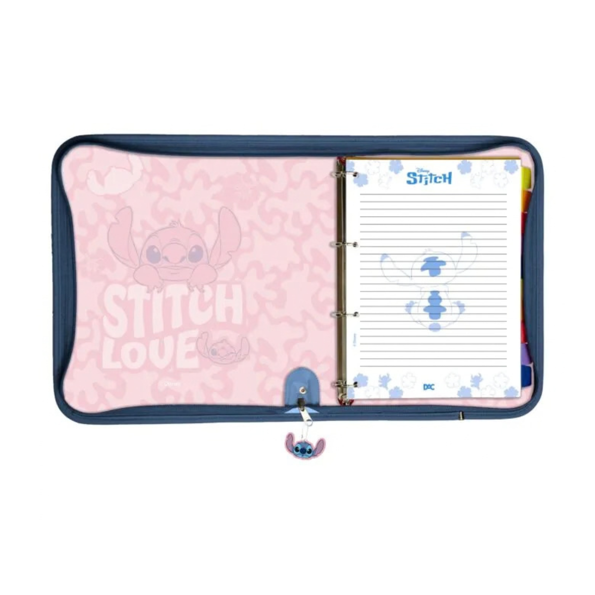 Fichário Universitário Stitch Disney DAC