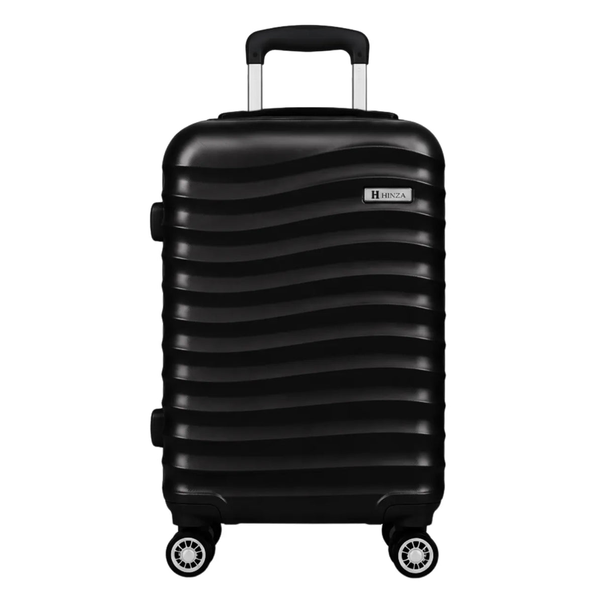 Mala de Viagem Expansível 15/20kg Preta Policarbonato Hinza