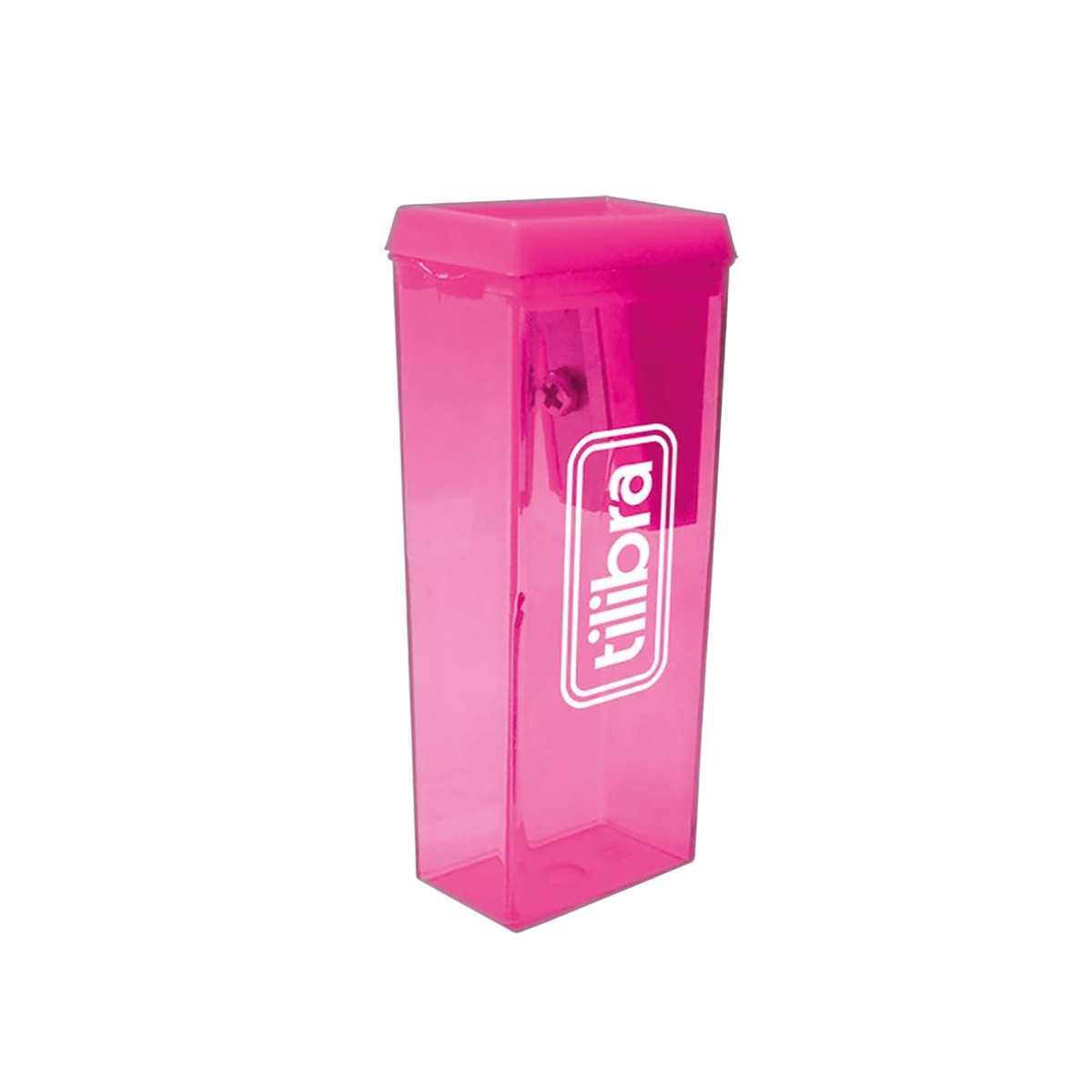 Apontador 1 Furo com Depósito Rosa Tilibra