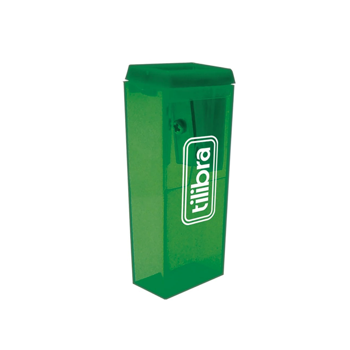 Apontador 1 Furo com Depósito Verde Tilibra