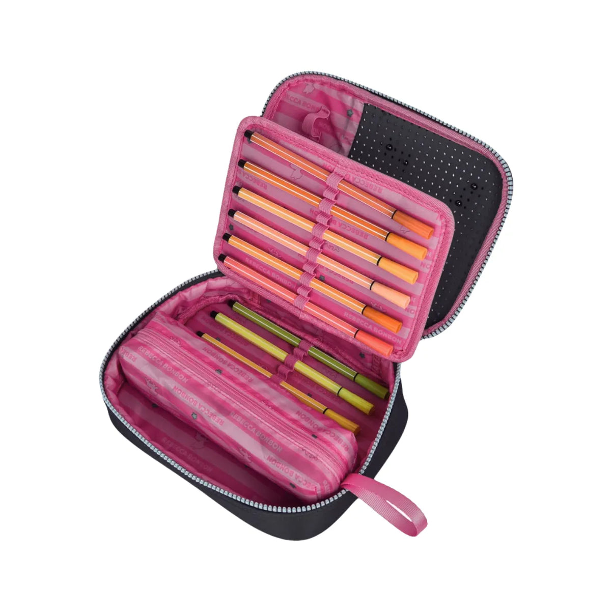 Estojo Box Preto Rebecca Bonbon