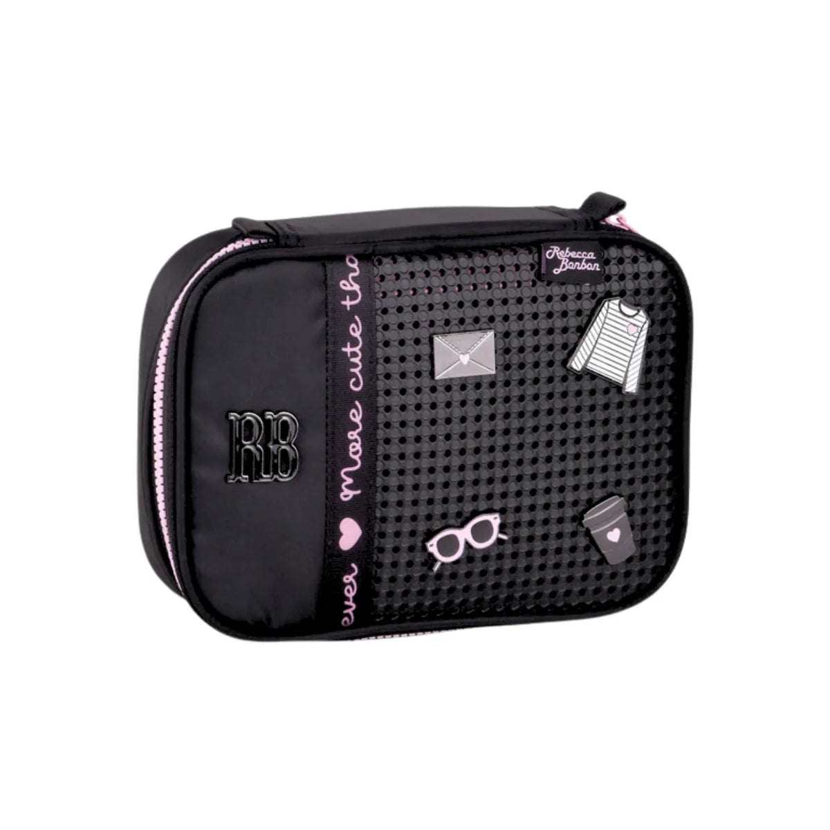 Estojo Box Preto Rebecca Bonbon