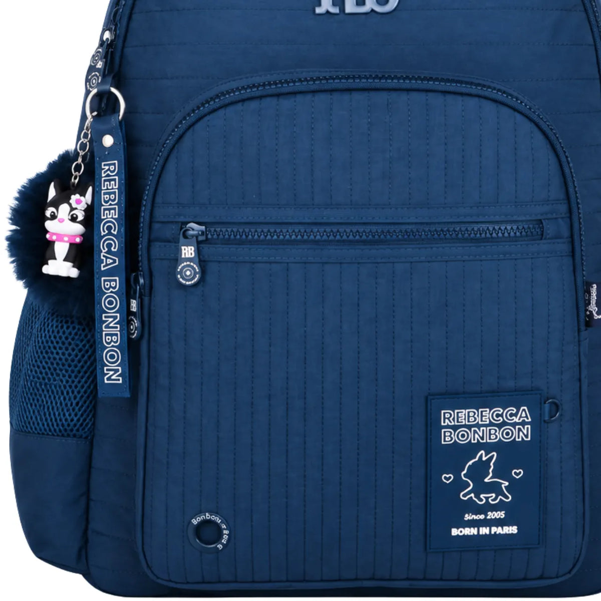 Mochila de Costas Azul Rebecca Bonbon