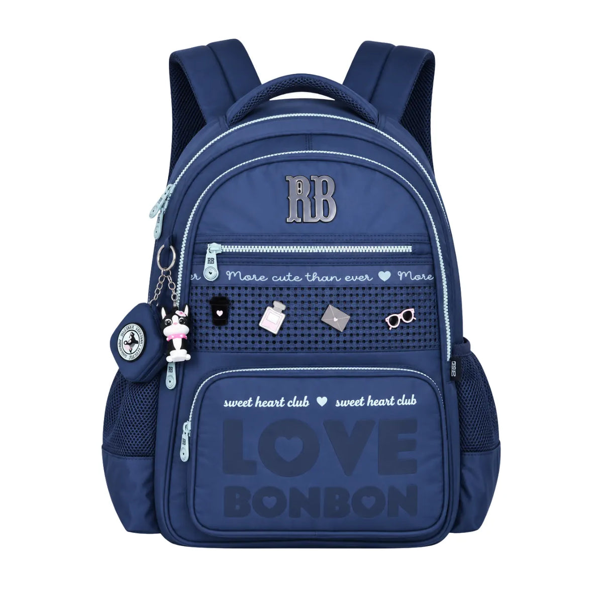 Mochila de Costas Azul Love Rebecca Bonbon