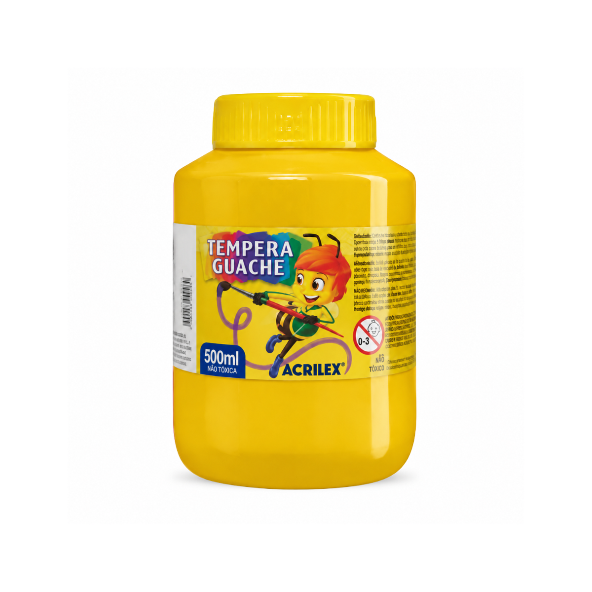 Têmpera Guache 500ml Amarelo Ouro Acrilex