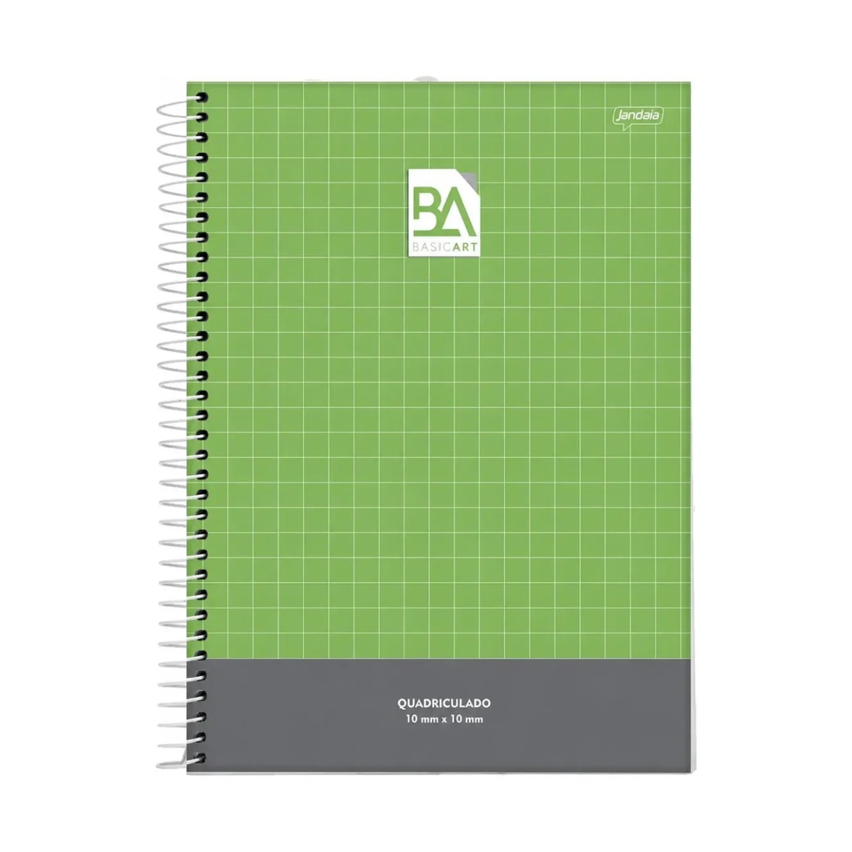 Caderno Quadriculado 1x1cm 96 Folhas Basic Art Jandaia